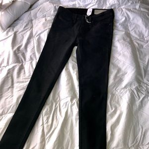 Black denim Diesel skinny jeans